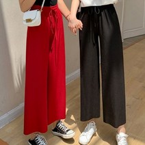 여자 슬랙스 팬츠 밴딩 팬츠 여성 와이드 슬랙스 6색