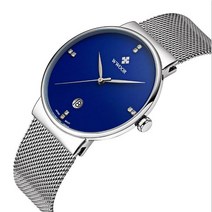 WWOOR 남자 시계 손목 남성 슬림 메탈 패션 70