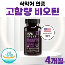 수용성 비타민 비오틴 비군 B군 비타민B 비타씨 비타민씨 비타민C 식약처 인증 미국 직수입 프리미엄 영양제 30대 40대 셀레늄 비타민 B C 약 4개월분 VITA MIN 정 B6