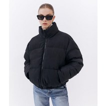 레이디볼륨 610 신슐레이트 푸퍼패딩봄버재킷 블랙