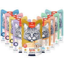 완피 고양이간식 크리미 퓨레 참치와대구 - 350g (14gX25개), 참치와 대구, 25개