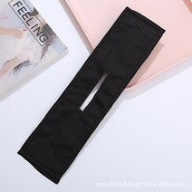 캐치티니핑 하츄핑 퐁당핑 힘내핑 삐뽀핑 삐짐핑 애착인형 여성용 여러 가지 색상 Deft 롤빵 프린트 머리띠 머리핀 소녀 천 헤어 서클 메이커 포니 테일 홀더 액세서리 1 개, [06] Black