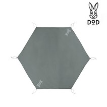 도플갱어 DOD 원폴텐트 그라운드 시트 5인용 GS5-562