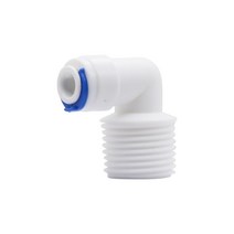 PVC엘보 수도용 소켓 부속 배관 ro 워터 엘보우 퀵 커플 링 피팅 6.35mm od 호스 12 남성 역삼 투 시스템 플라스틱 관개 파이프 커넥터 어댑터, 없음