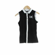 르꼬끄스포츠 블랙 민소매골프숏카라티 여자 XS [ ] 4081