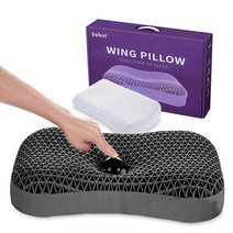 Dafeel 나비 베개 인간공학 안면 베개 무중력 베개 젤 베개 벌집 베개 고반발 베개 빨 수 있는 베개 TPE 고분자 재료 부드러운 숙면을 돕는다 통기성