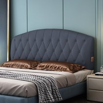 현대적인 더블 등받이 침대쿠션 셀럽 다다미 침대헤드없는 대형쿠션, C09-기본 보조스펀지-다크그레이