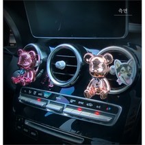 차량용 방향제 Q7 포르쉐911 뉴 CRV 크롬 고급, 로즈/자스민, 1개