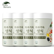 퓨어리턴 하루가득 생식 840gx4통 16주분 63가지 국내산 원료 건강식 식사대용 한끼 선식
