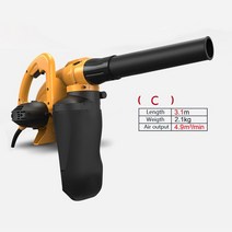 최신 1800W 220V 강력한 전력 2 in 1 블로우 및 흡입 산업용 레벨 송풍기 가정용 청소 자동차 컴퓨터, 03 1800W