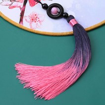 Tassels-트랜스퍼 비드 그라데이션 태슬 실키 펜던트 DIY 공예 쥬얼리 커튼 커튼 제작 줄 옷 액세서리, 03 C