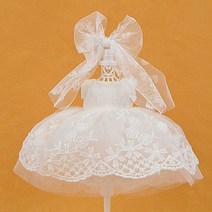 10cm인형옷 솜인형옷 15cm 20cm 16 cm 인형 bjd 옷 6 인치 인형 장난감 흰색 웨딩 드레스 봄 여름 겨울 시즌 의류 정장 모피 소녀 15 cm, 웨딩 드레스 b, 옷만