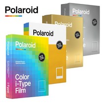 폴라로이드 필름 원스텝 나우 플러스 2 Itype 컬러, Itype 색상 흰색 테두리 인화지 상자