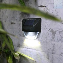 SOCEAN 자연광 테라스 벽등 정원 반원 조명 4EA 베란다 벽부착 조명 마당 솔라 라이트 실외 외부 직부등 태양열 채광 LED 루프탑 옥상 담벼락 조경 방수 전구 현관 정원 외등 태양광 쏠라 전등 난간 경관