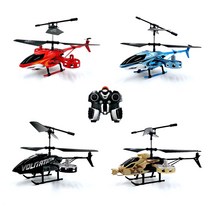 조종헬기 RC 무선 헬기 드론 미니 헬리콥터 (BF-124) 어린이 아이 선물용 초보자 입문용, 블랙