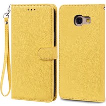 CASETIFY-ST 삼성 호환 갤럭시 A5 케이스 전화 A 5 510 520 A510F A520F 커버 Coque Fundas 쉘, [02] A5 A520 A520F, [23] Yellow -Strap