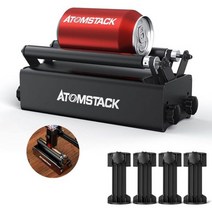 레이저각인기 레이저마킹기 ATOMSTACK 40W 휴대용 레이저 조각기 P7 조각 절단기 10mm 목재 8mm 아크릴 컷 200x200mm 오픈 프레임 작업 영역, 영국_로터리 롤러 | 40W