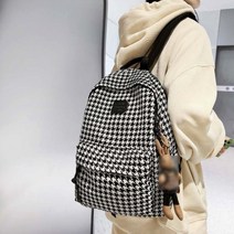 체크 캐주얼백팩 여대생백팩 클래식백팩 소풍가방