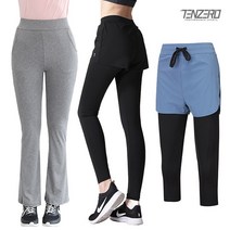 텐제로 홈트 최강자 쫀쫀한 여성 반바지레깅스/트레이닝바지