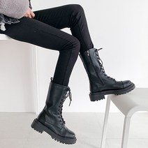 폭신 여성워커 편한신발 롱부츠 워커부츠-0004