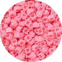 디폼블럭8mm 1kg 5600개 도안증정, G12_8mm디폼블럭_연핑크색(1kg)