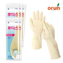 후디스 고무장갑 S (소-식품용), 후디스(S/아이보리), 5개