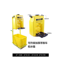 산업용 눈 세척기 세안기 이동식 아이워셔, 휴대용 8리터