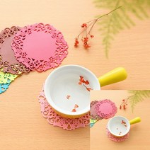 TWKL 실리콘 컵 받침 티 코스터