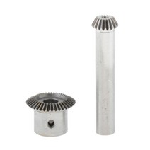 GHSHOP 웜 기어 휠 스틸 휠 0.5mm 40 치아 전송 샤프트 황동, 설명, 실버, 1개