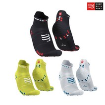 컴프레스포트 V4.0 런 로우 프로 레이싱 삭스/PRO RACING SOCKS V4.0 RUN LOW/런닝 양말, T3, 블랙