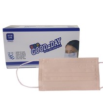 참조은산업 국산 비말차단 일회용 덴탈 마스크 MB필터 화이트 블랙 대형 50매, 50매입, 연황색