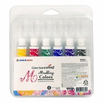 기타 6색 마블링 물감(12ml), 단품