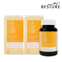 베스처 퓨어 프로폴리스 프리미엄 1890캡슐(6개월분) 플라보노이드 아연, 500mg, 2병