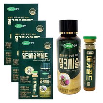 한미 밀크씨슬액 세트 3개 메가골드 병음료 피로