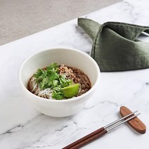 시라쿠스 뉴욕 화이트 면기 우동그릇