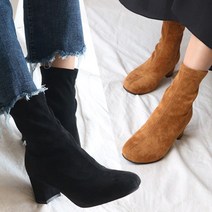 삭스부츠 밴딩 앵클부츠 앵글 첼시 워커힐 6cm