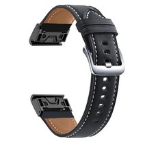 Easyfit 가죽 밴드 Garmin Fenix 7 7X 6 6X Pro 5X 5 3 hr 945 COROS VERTIX 2 팔찌 손목 스트랩 스마트 액세서리, [10] For Fenix 5 5Plus, [06] black si