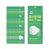 깨끗한나라 끈조절 황사방역마스크 KF94 4겹마스크 대형 3입x30개