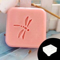 꿀벌 패턴 천연 수제 수지 비누 스탬프 DIY 핸들 공예 만들기 도구 투명 스타일 인감, 21 Stamp No Handle