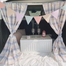 오느를 감성 캠핑 가죽 가랜드 차박 차크닉 소품 준비물 5종, 베이지톤