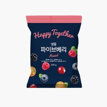 [생활앤] 냉동 파이브베리 500g, 5개