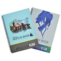 [아트메이트] 드로잉 스케치북 A4 좌철, 종류:[6441080]풍경