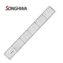 신송화 방안자 30CM 문구용 플라스틱자 컷팅 모눈자 사무용, 단품