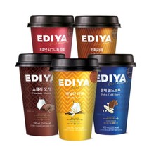 이디야커피 이디야 컵커피 300ML 5종 10입+10입 골라담기, 카페라떼 10입 + 바닐라라떼 10입