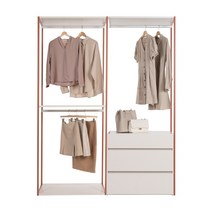 리바트 아일 드레스룸 1600 B형, 화이트(피시본 화이트)