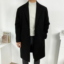구스마켓 남성용 겨울 울 프리미엄 기본 더블 코트 [2타입]