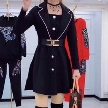 엔티랄라긴팔 드레스 우아한 패션 캐주얼하고 편안한
