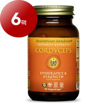 HealthForce Superfoods 헬스포스 슈퍼푸드 인터그리티 익스트랙츠 코디셉스 머시룸 90캡슐, 6팩