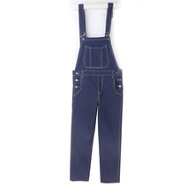 피글리 여성용 기모멜빵 일자 점프수트 스판