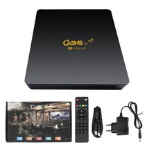 tv안테나 tv수신기 위성안테나 스마트 미디어 플레이어 안드로이드용 TV 박스 4K 8GB Q96 L1 네트워크 TV 셋톱 박스 쿼드 코어 Wifi 네트워크 플레이어, 중국_4GB 64GB 미국